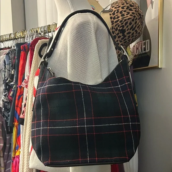 Coach Plaid Shoulder Bag — EUC - Picture 1 of 5